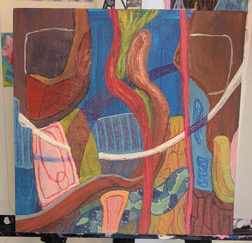 "BLUE red" from a book project
