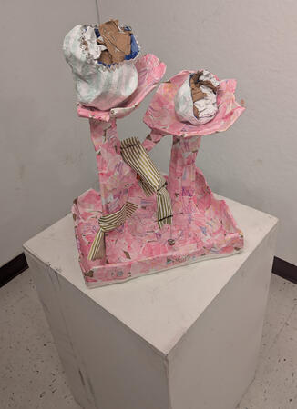 the pedestal