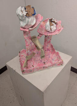 the pedestal